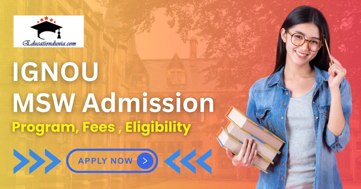 IGNOU MSW Admission