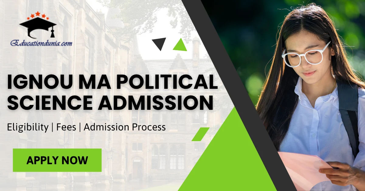 IGNOU MA Political Science Admission